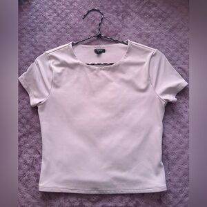 Express pink Cream Top Small